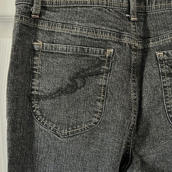 Units Black Wash Denim Boot Cut Jeans Woman size 8 Westerncore - Picture 3 of 10